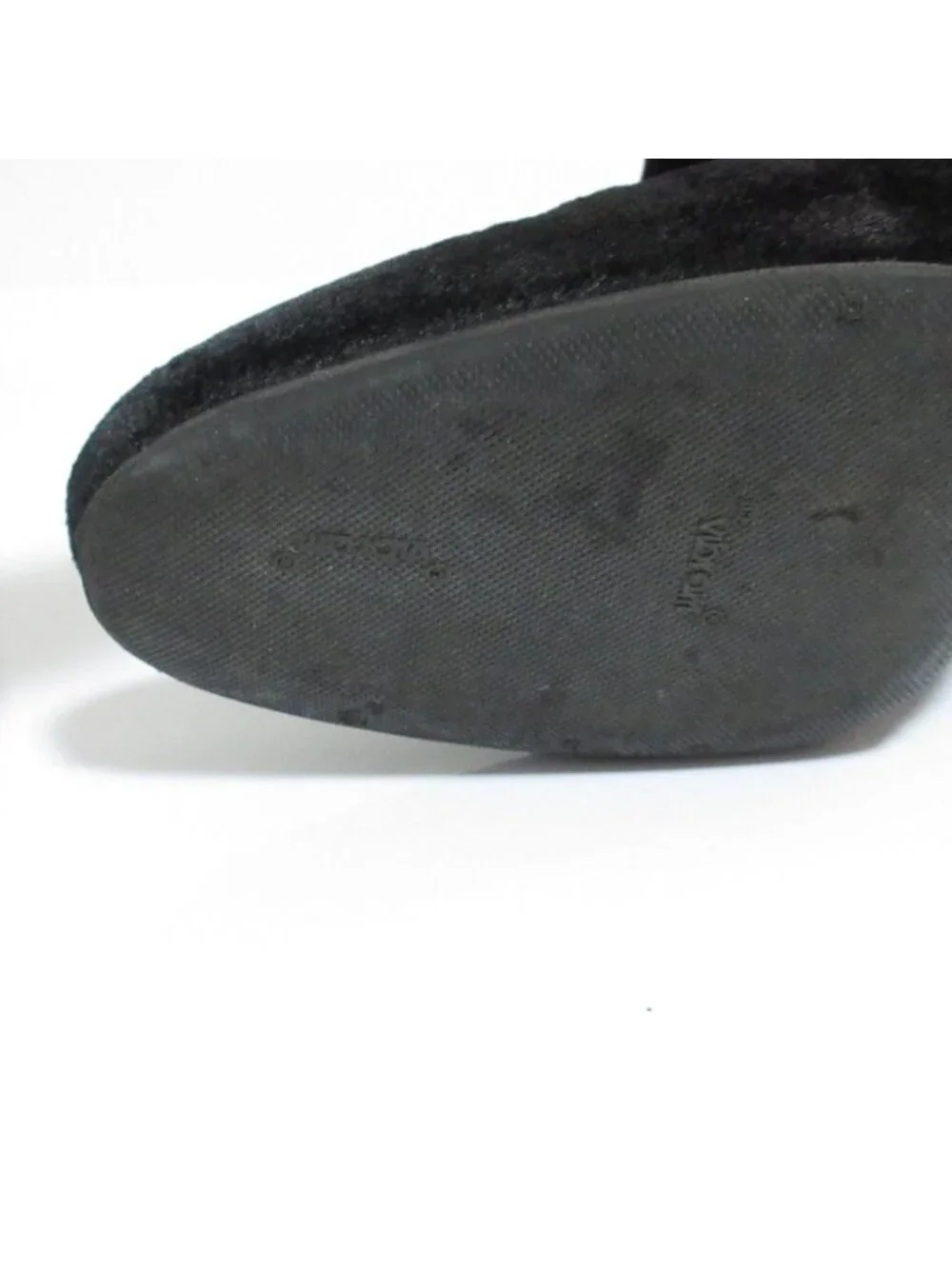 Saint Laurent Paris Velvet Ankle Boots 36.5 Black - Picture 12 of 15